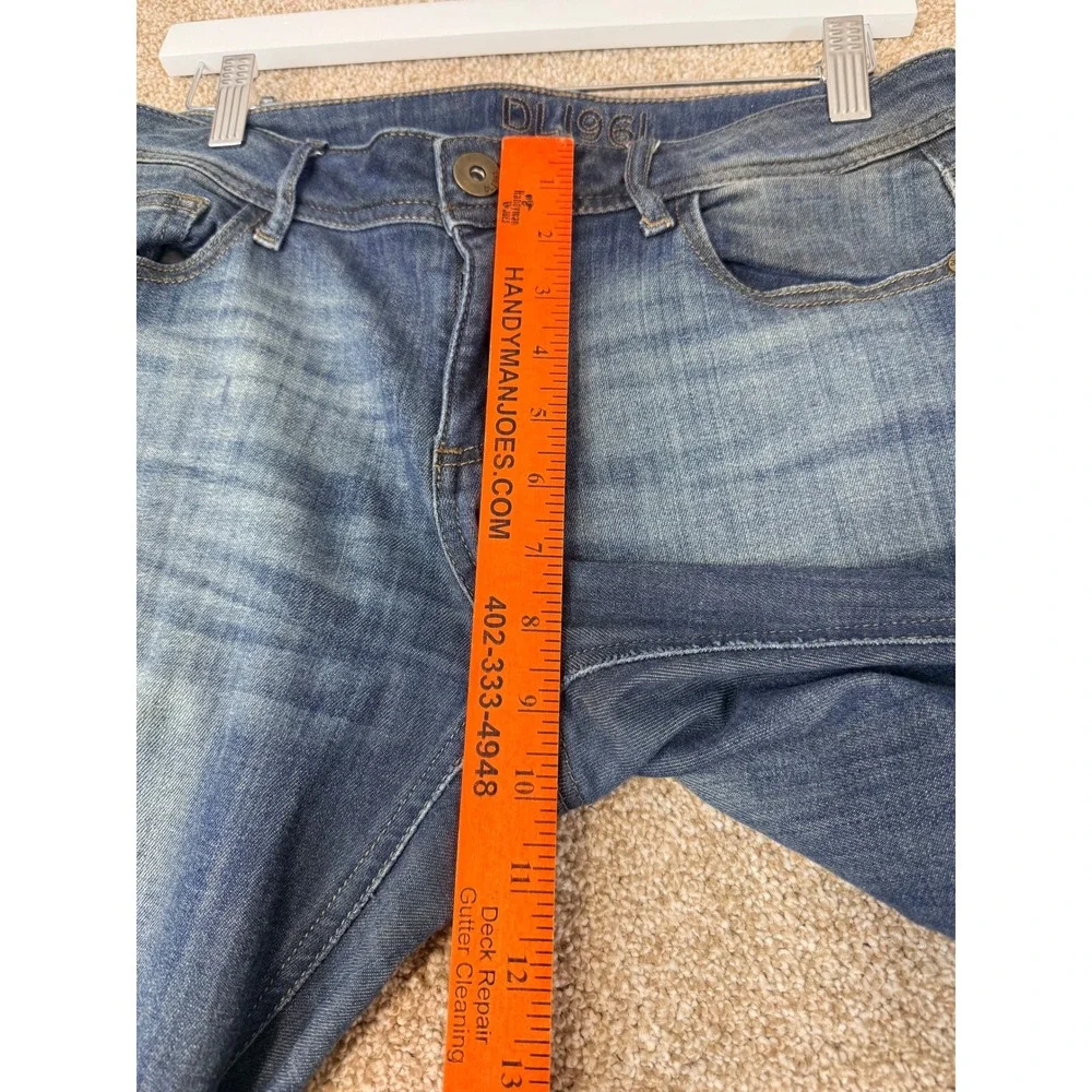 DL1961 Premium Denim‎ Skinny Jeans Medium Wash Blue 28 Mid Rise Stretch Slim Fit